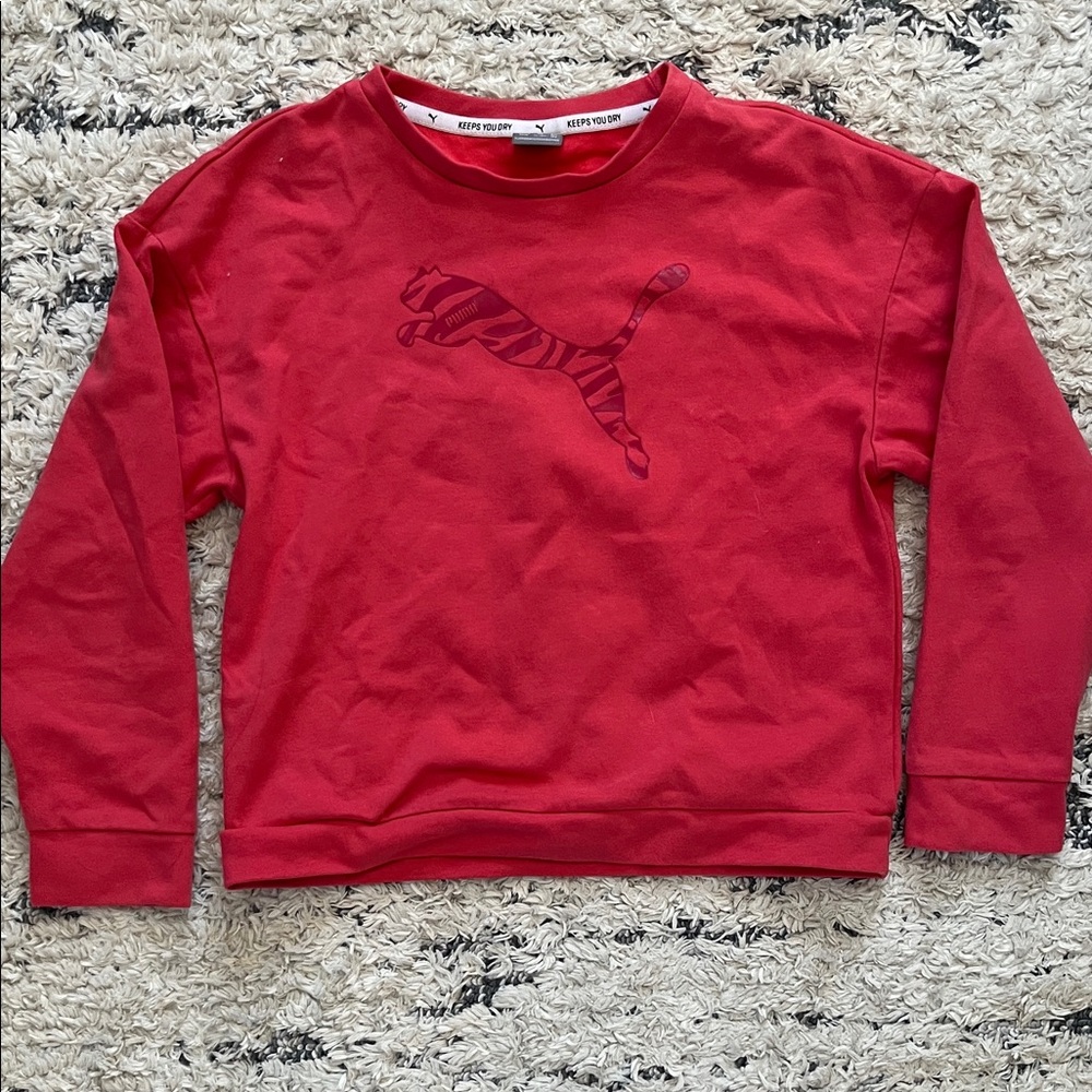 Puma Kids Bold Red Sweatshirt